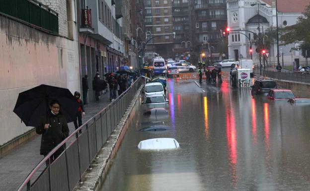 Mensaje tranquilizador de Euskalmet: «Lo peor ya ha pasado y las lluvias serán residuales desde esta tarde»