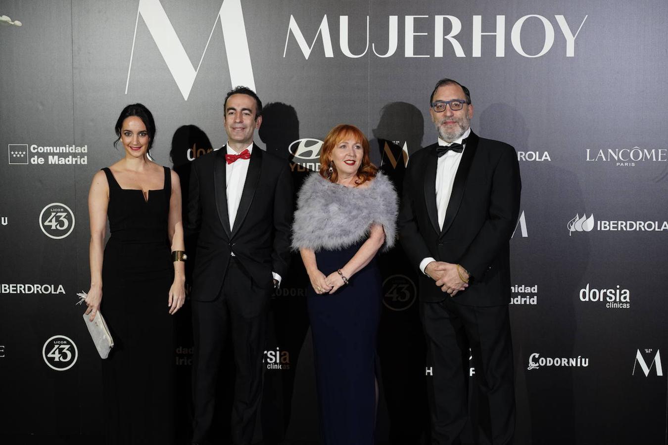 Los magistrados de la Audiendia Nacional Manuel Ruiz de Lara (izquierda) y Eloy Velasco, con las abogadas Erika López (izquierda) y Beatriz Saura. 