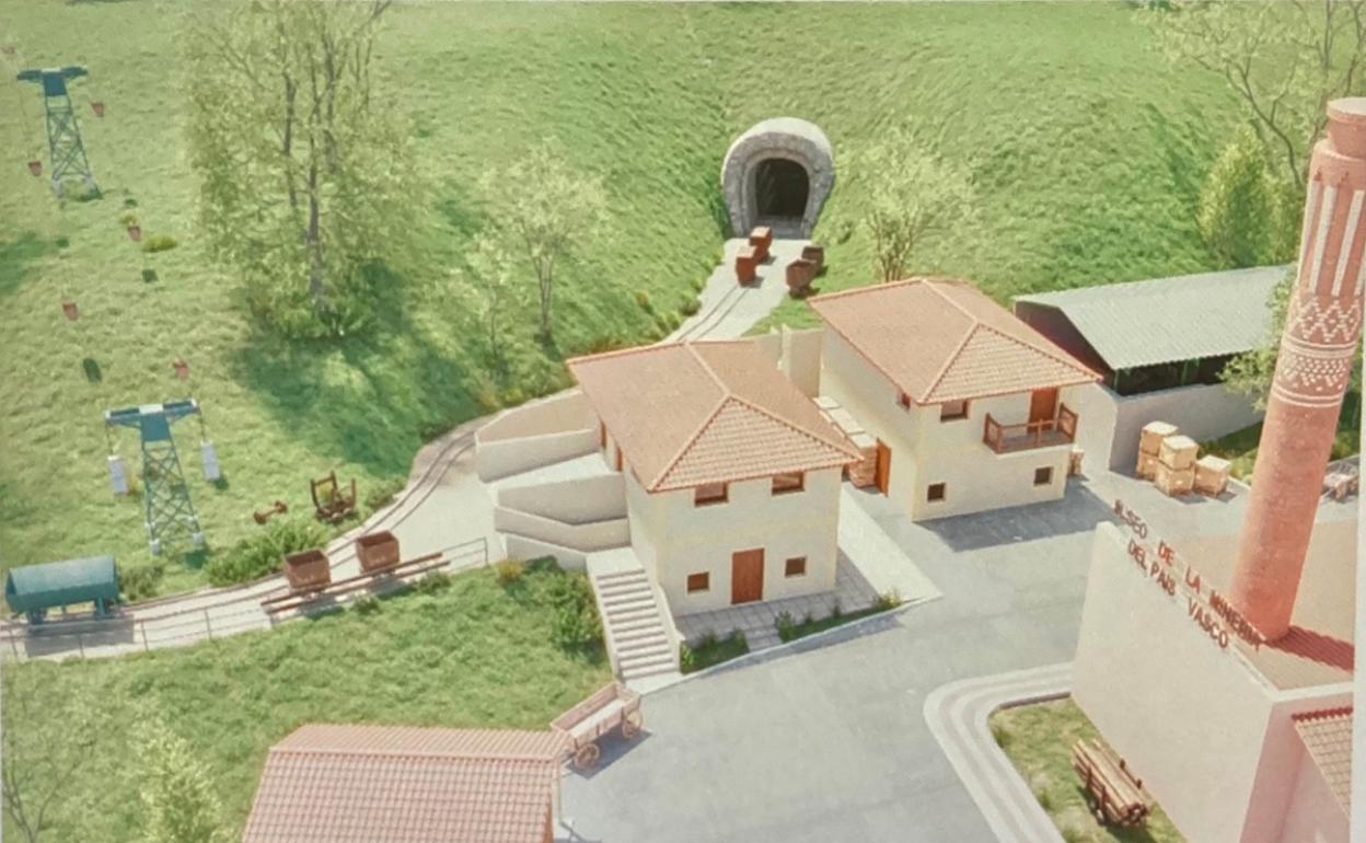 Infografía de las instalciones previstas junto al museo. 