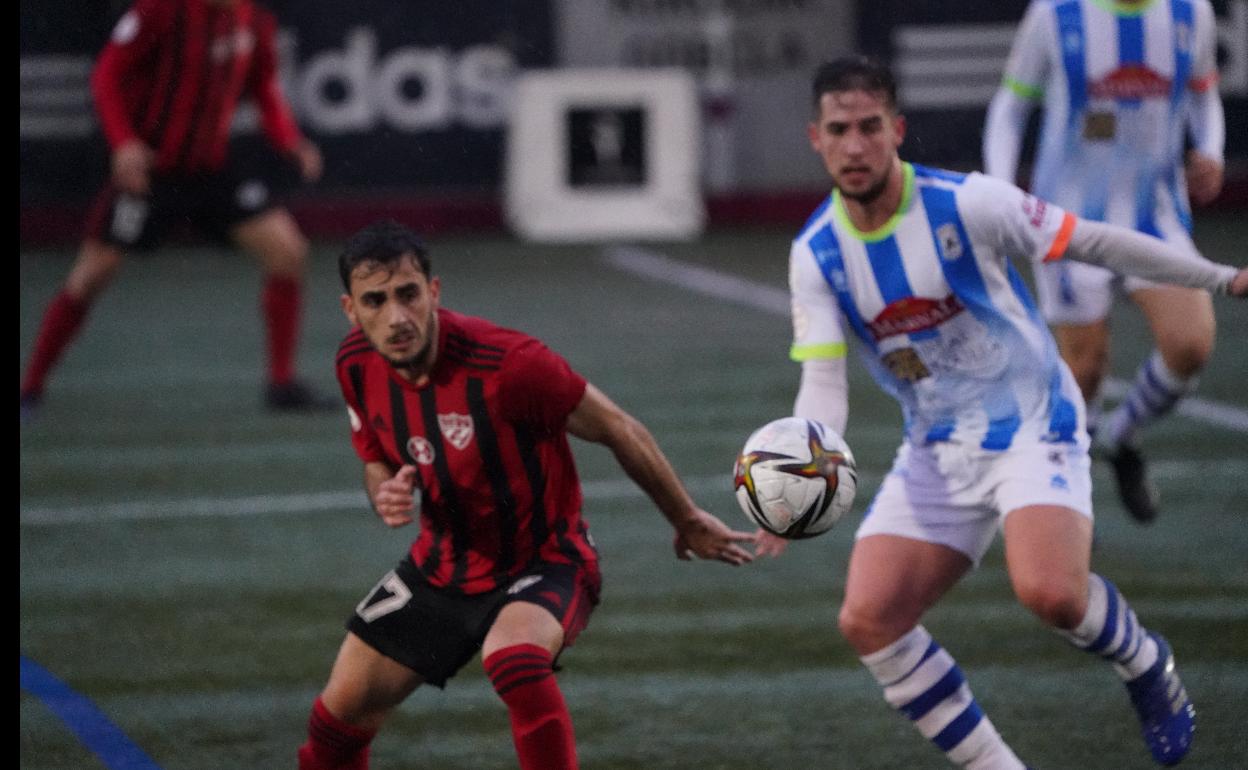 Un momento del partido. 