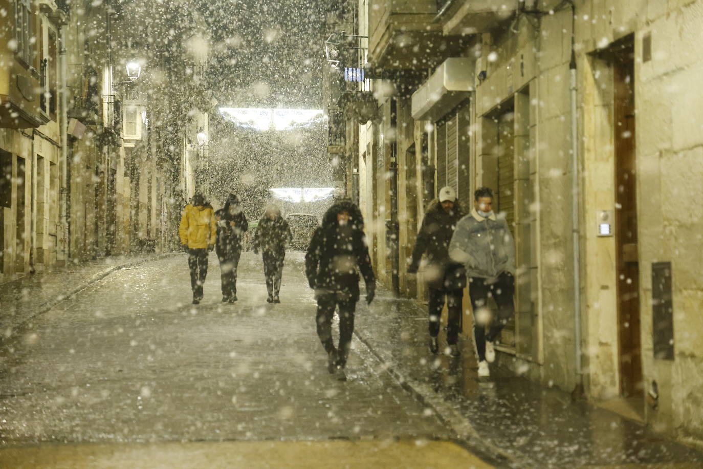 Fotos: La nieve cubre Álava de blanco