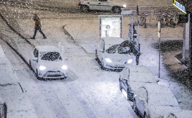 Galería. La nevada en Vitoria