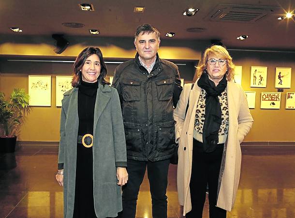 Macarena Bergareche, José Ramón Maestro e Itziar Ramírez. 