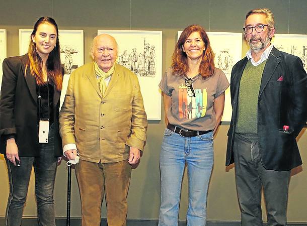Ainhoa Maestro, Manuel Lafita, Belén Arsuaga y Gabriel Aranguren. 