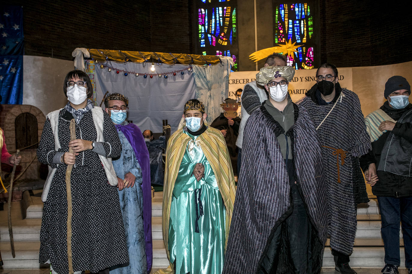 Fotos: Imágenes del Belén viviente de El Pilar