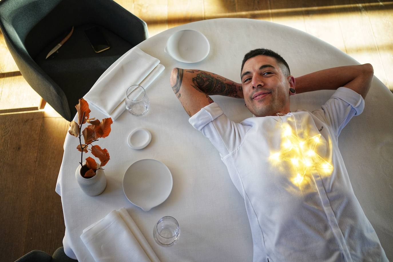 Fotos: Julen Baz, el chef que rescata recetas de los viejos caseríos