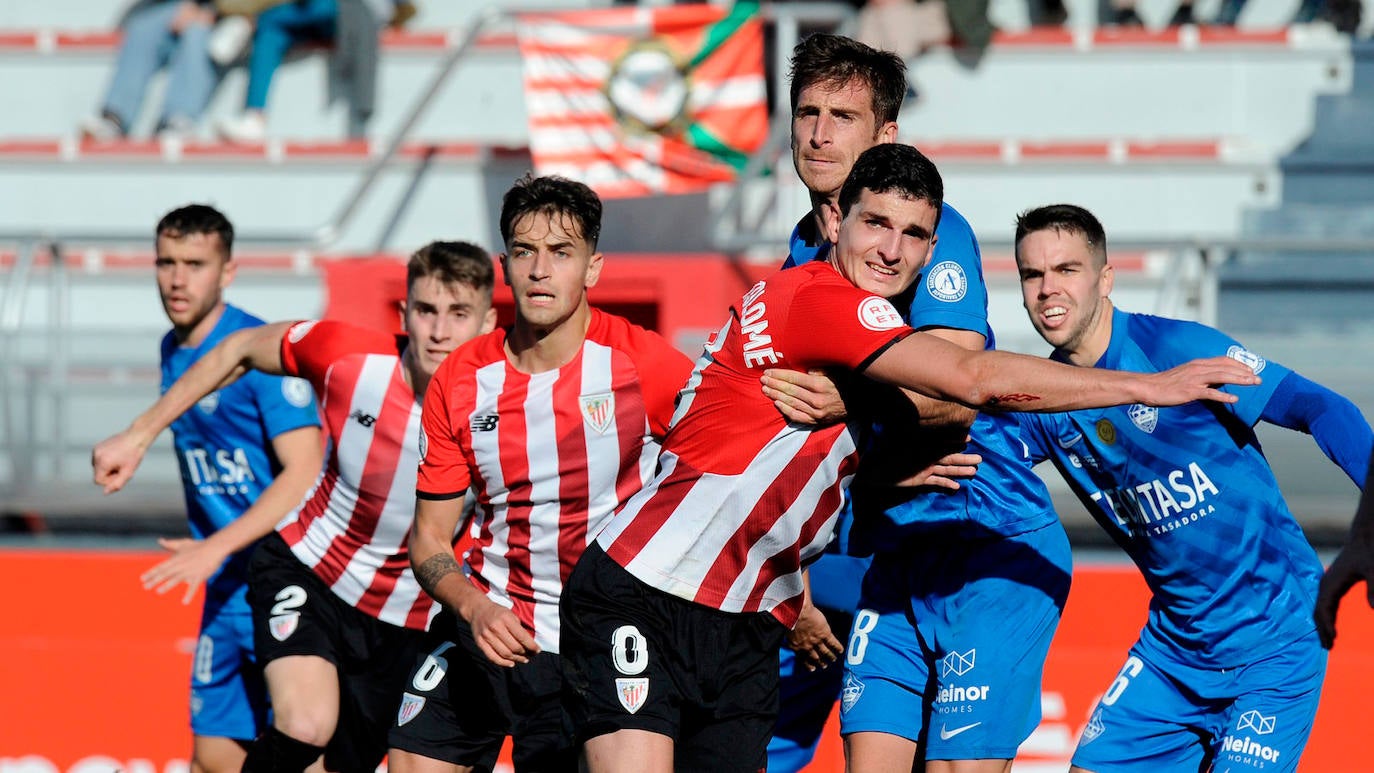 Dura cuesta de enero para el Bilbao Athletic ante cuatro rivales directos