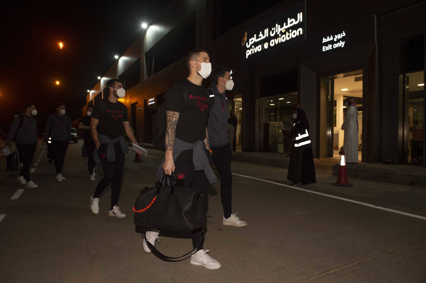 Fotos: Llega del Athletic a Arabia para disputar la Supercopa