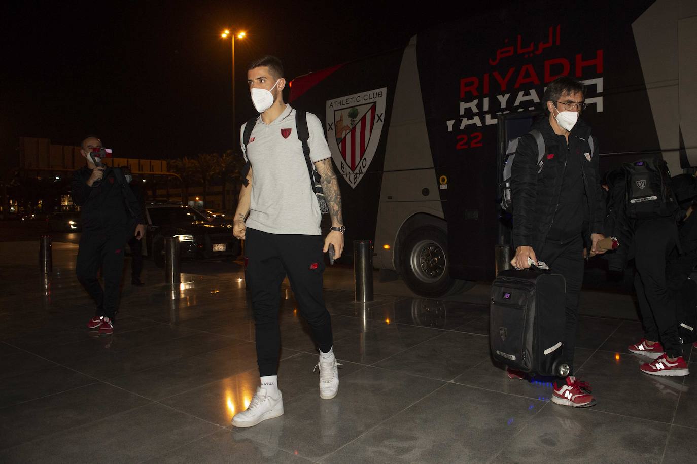 Fotos: Llega del Athletic a Arabia para disputar la Supercopa