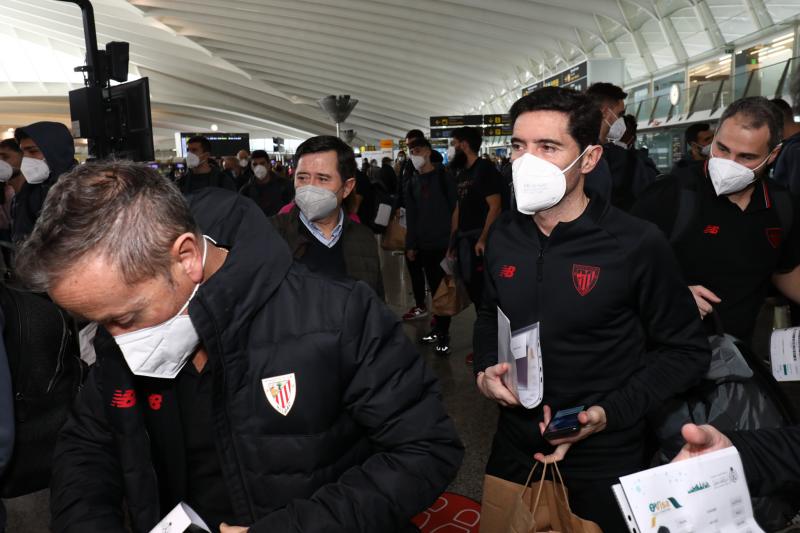 Fotos: El Athletic viaja a Arabia Saudí en busca de la Supercopa