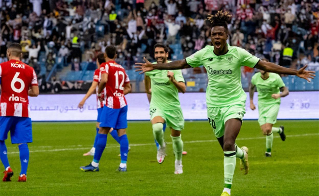 Nico Williams: «Es una ilusión que no pude vivir el año pasado, esperamos ganar la final»