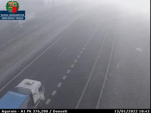 Imagen de la A-1 sentido Irún.