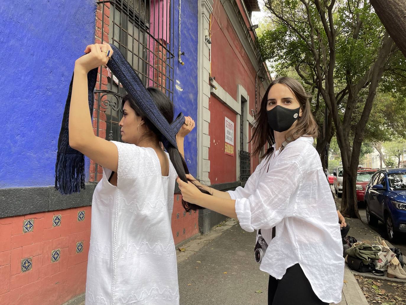 Fotos: Leyre, la portugaluja que traslada la tradición de las mujeres artesanas de México a este lado del charco