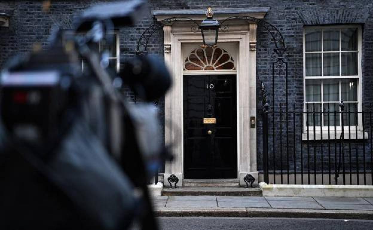 Downing Street 10, residencia del primer ministro británico. 