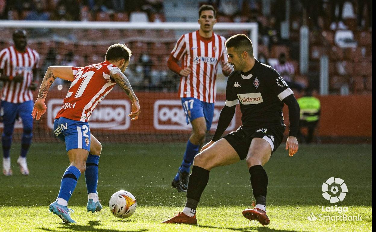 Sporting - Amorebieta | Segunda División Jornada 24: Los errores vuelven a condenar al Amorebieta