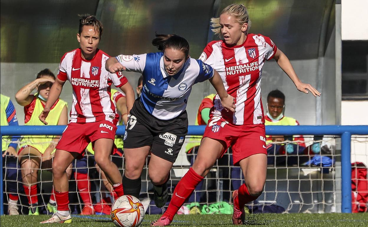 Gloriosas 1 - Atlético de Madrid 1: Un punto con sabor a victoria