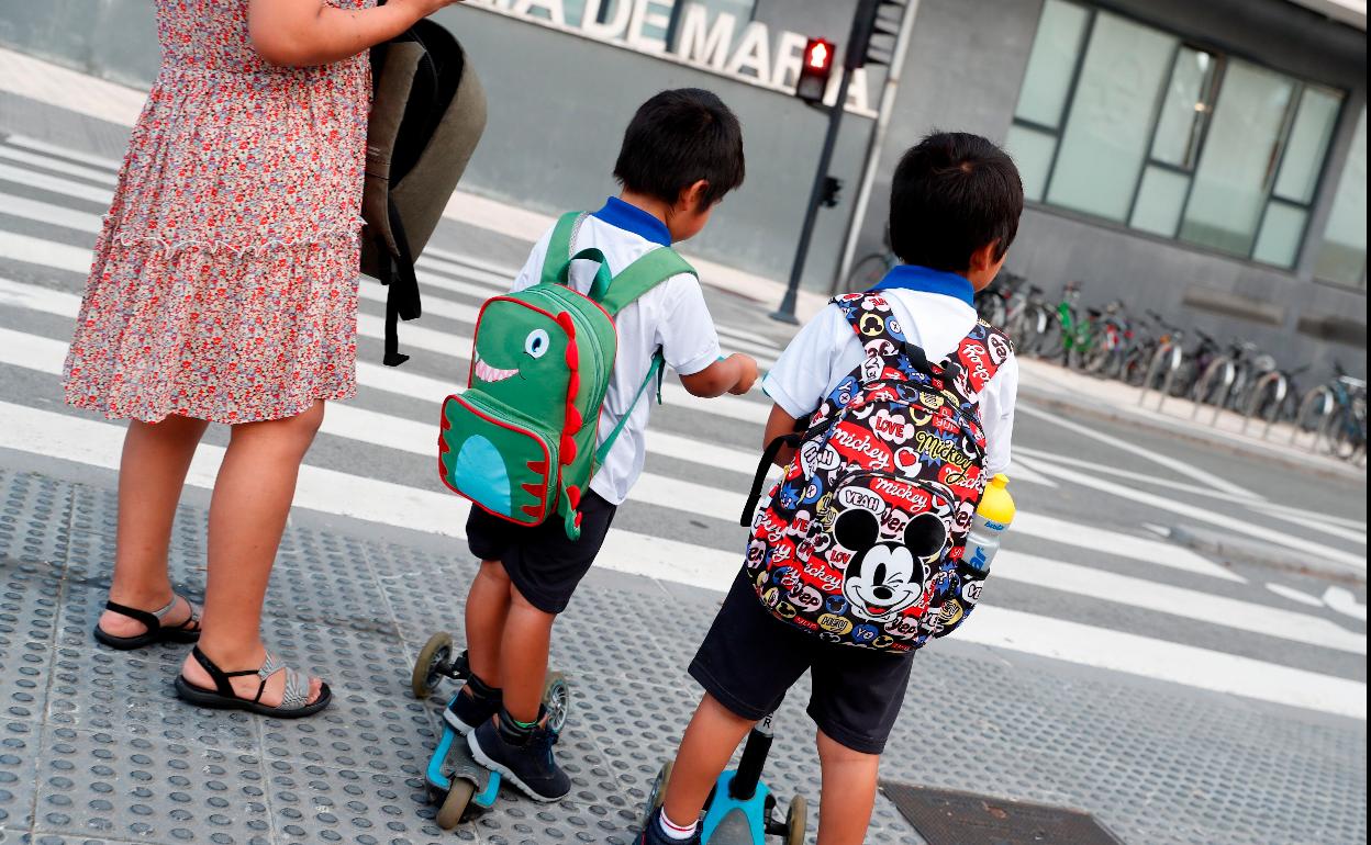 48 aulas permanecen cerradas en Euskadi por casos de covid