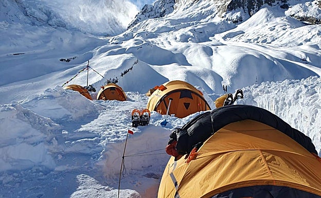 Campo Base del Manaslu.