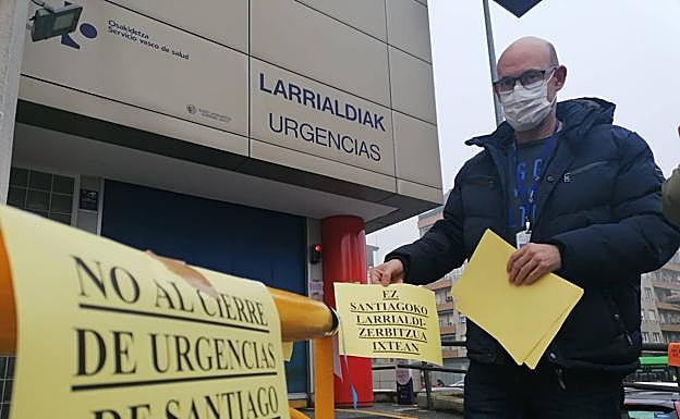 Los sanitarios continuarán concentrándose frente a las Urgencias este febrero.