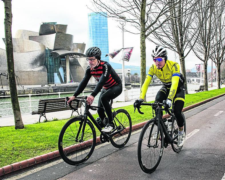 Junto al Guggenheim, que será protagonista durante el Tour. 