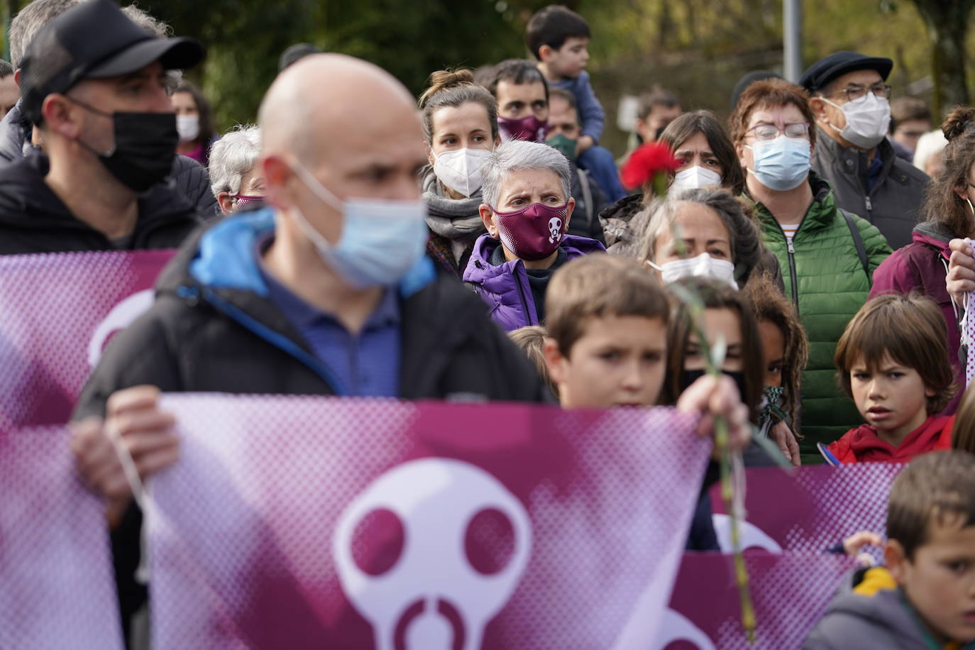 Fotos: Segundo aniversario del derrumbe de Zaldibar