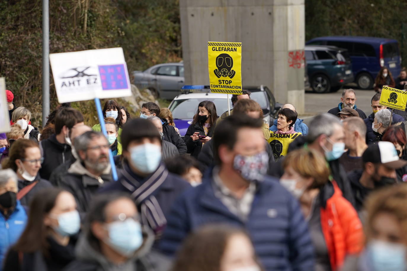 Fotos: Segundo aniversario del derrumbe de Zaldibar