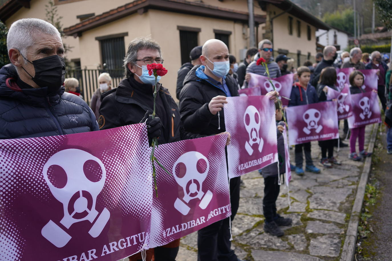 Fotos: Segundo aniversario del derrumbe de Zaldibar