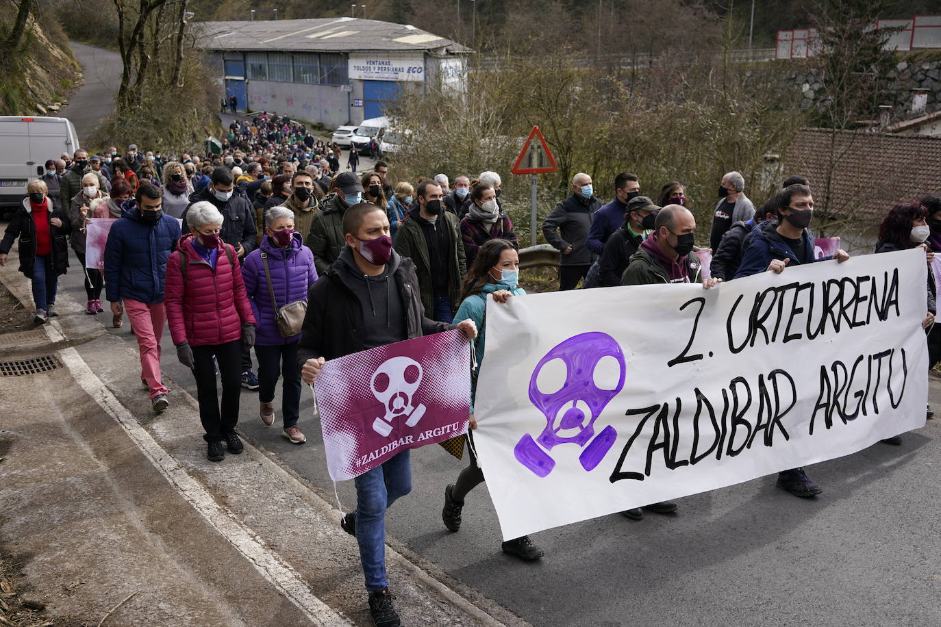 Fotos: Segundo aniversario del derrumbe de Zaldibar