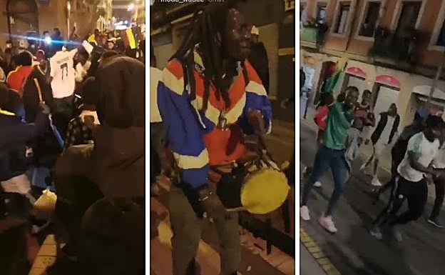 Fiesta en San Francisco tras la victoria de Senegal en la Copa África