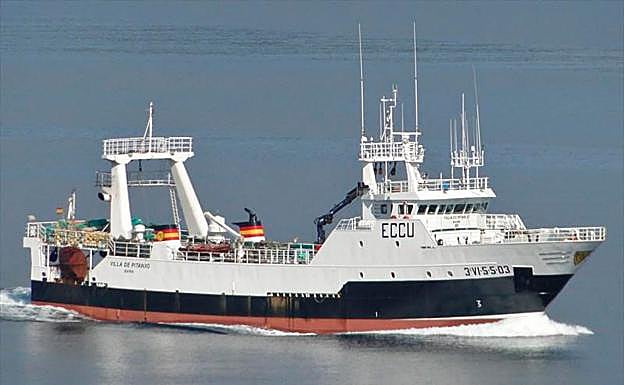 El Villa de Pitanxo, el último barco hundido en Terranova