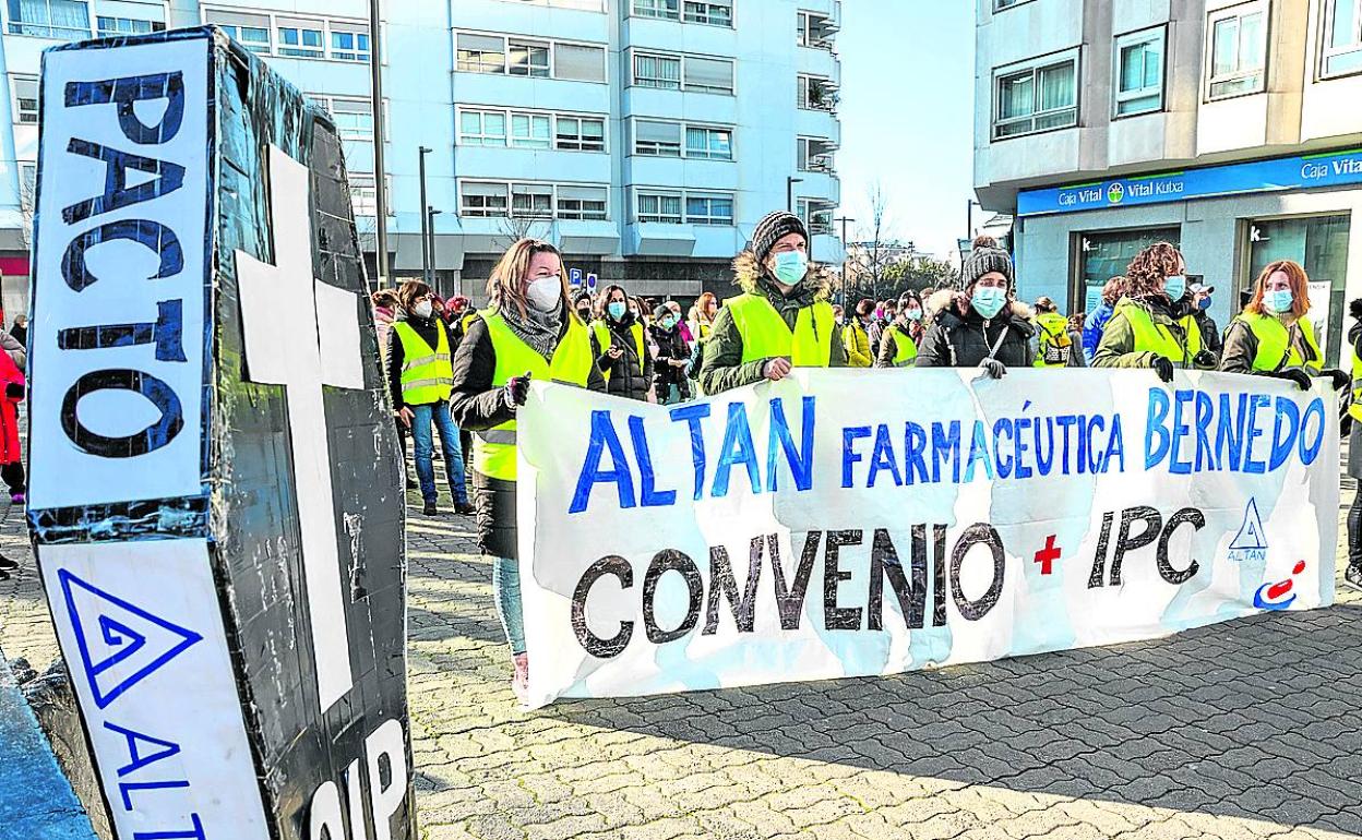 La plantilla de Altan Bernedo pide mediación al Gobierno vasco tras 3 meses en huelga