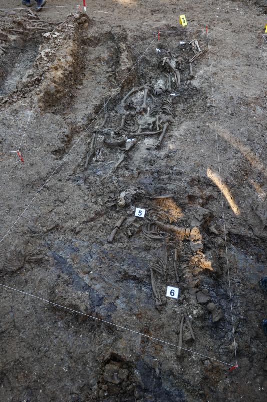 Fotos: Hallan en el cementerio de Begoña fosas comunes con restos de soldados liberales de la Guerra Carlista
