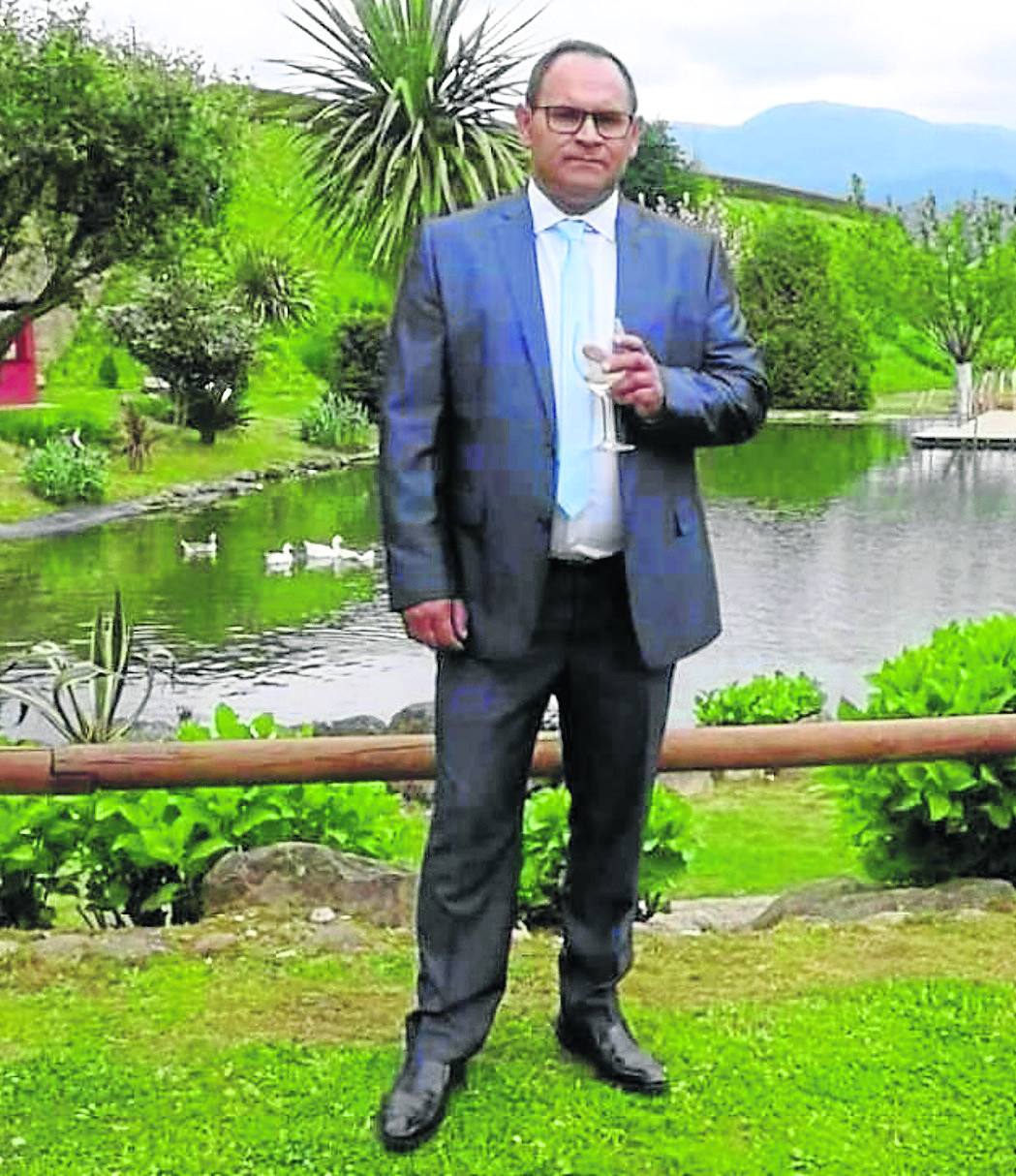 Nando González en una celebración familiar. 