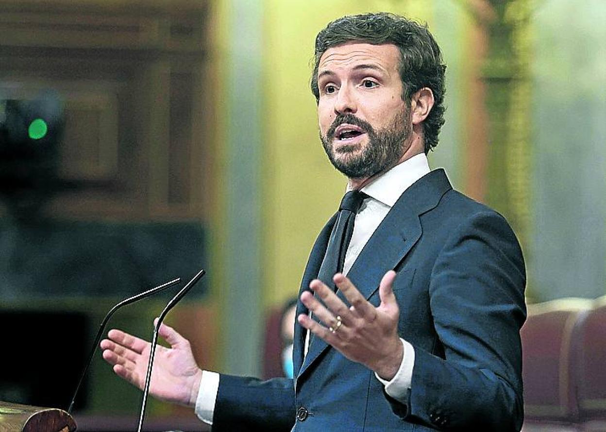 Casado, durante una intervención en el Congreso. 