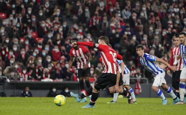 El Athletic no se lleva bien con los penaltis