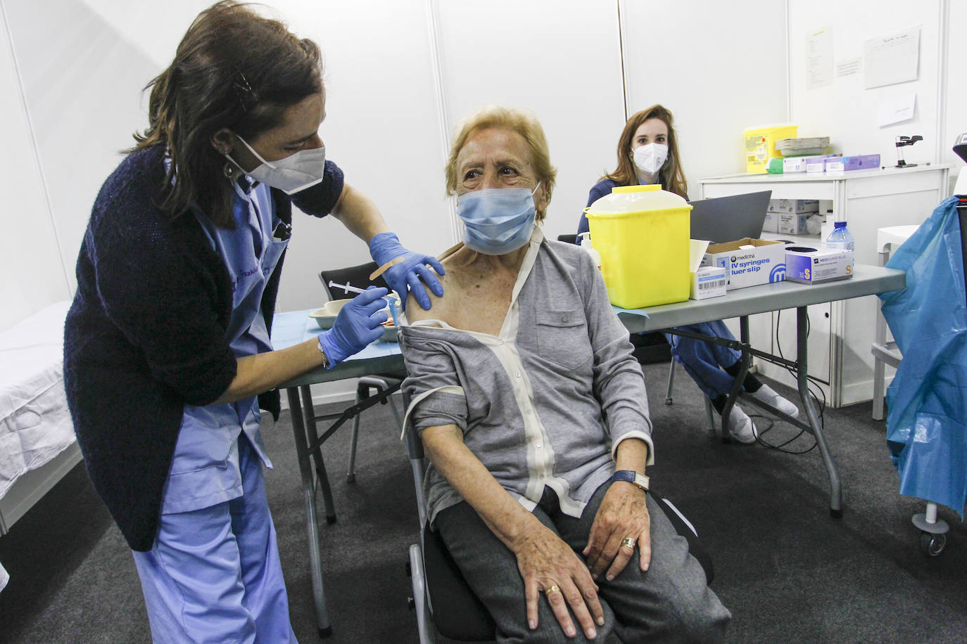 La Casilla se convirtió en vacunódromo en el primer año de la pandemia.