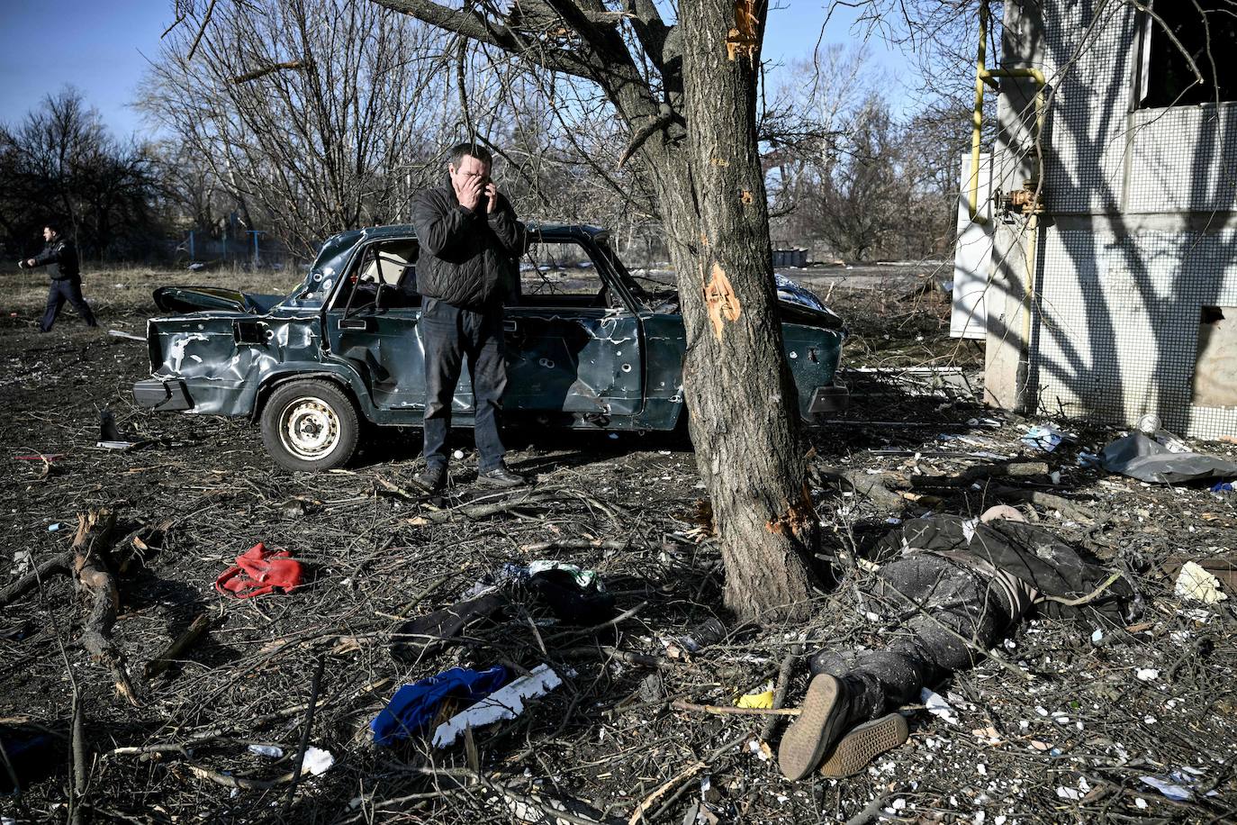 Fotos: Las imágenes más impactantes del inicio de la guerra Rusia-Ucrania