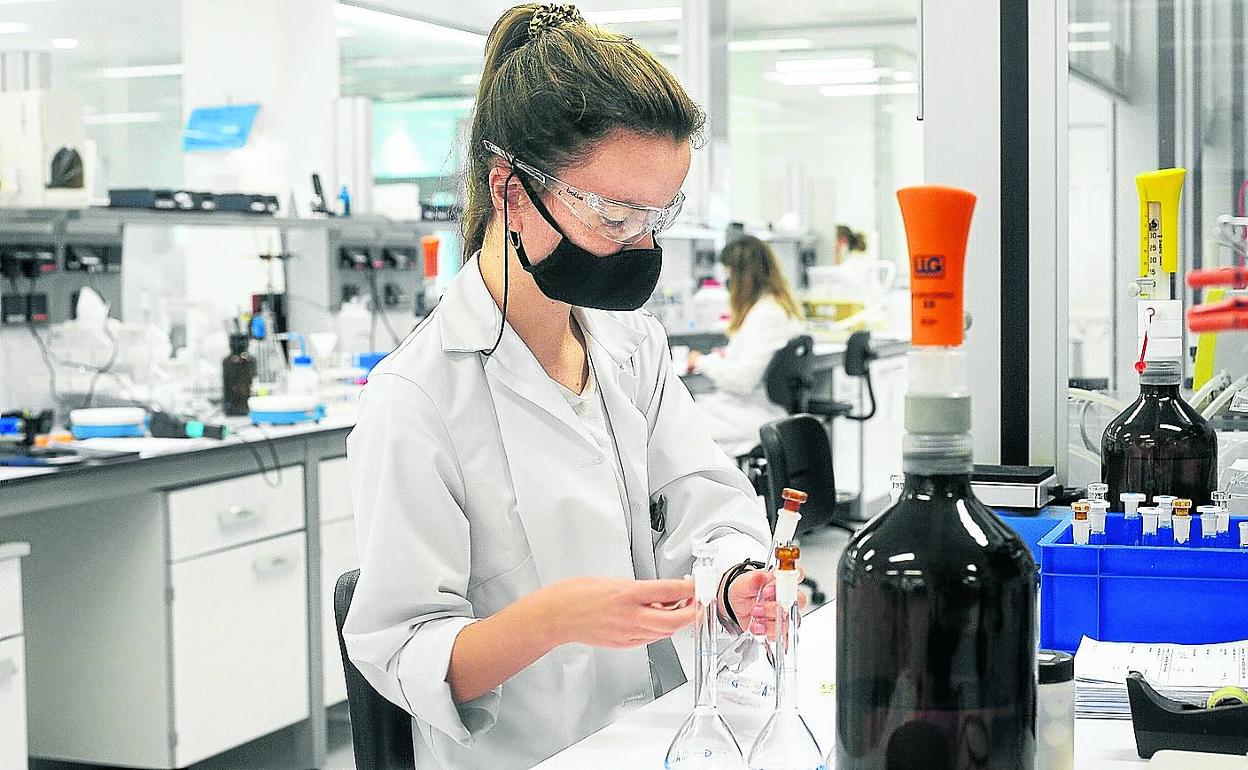 Instalaciones de la farmacéutica en Leioa. 