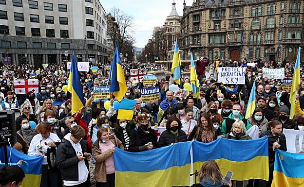 La comunidad ucraniana organiza una campaña de ayuda en Bizkaia