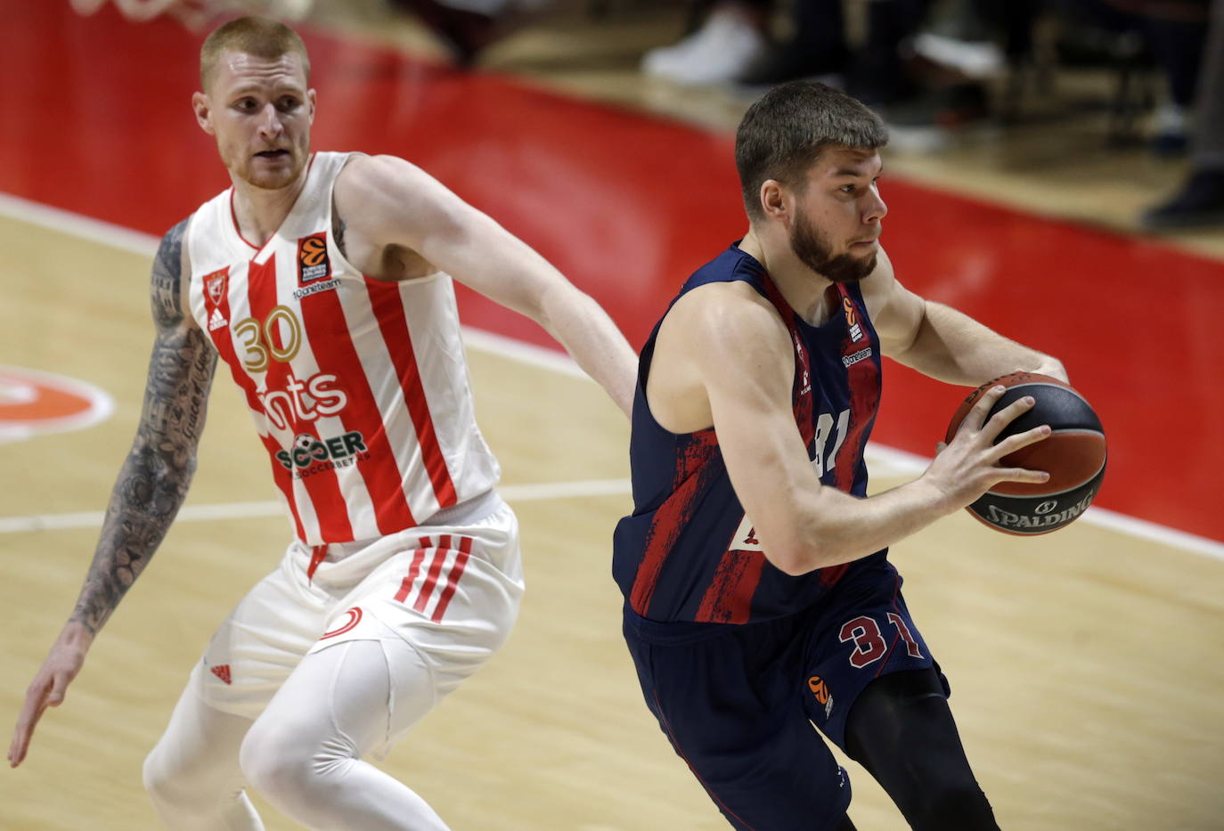 Fotos: Estrella Roja - Baskonia, en imágenes