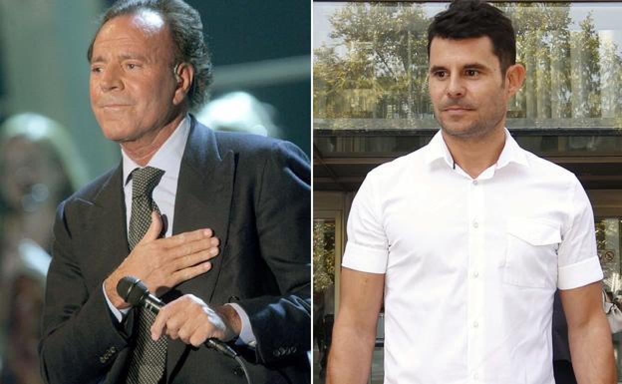 Julio Iglesias y Javier Santos. 