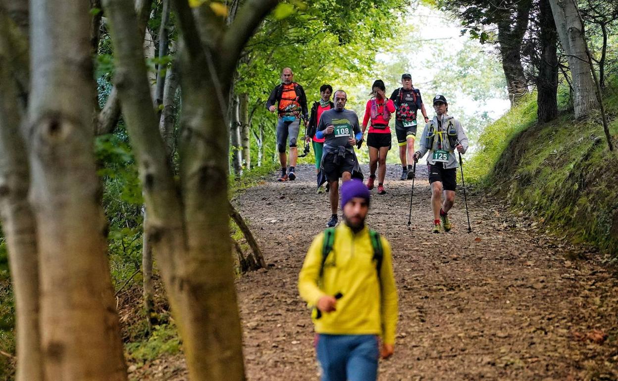 Participantes de la anterior Bilbao Menditrail.