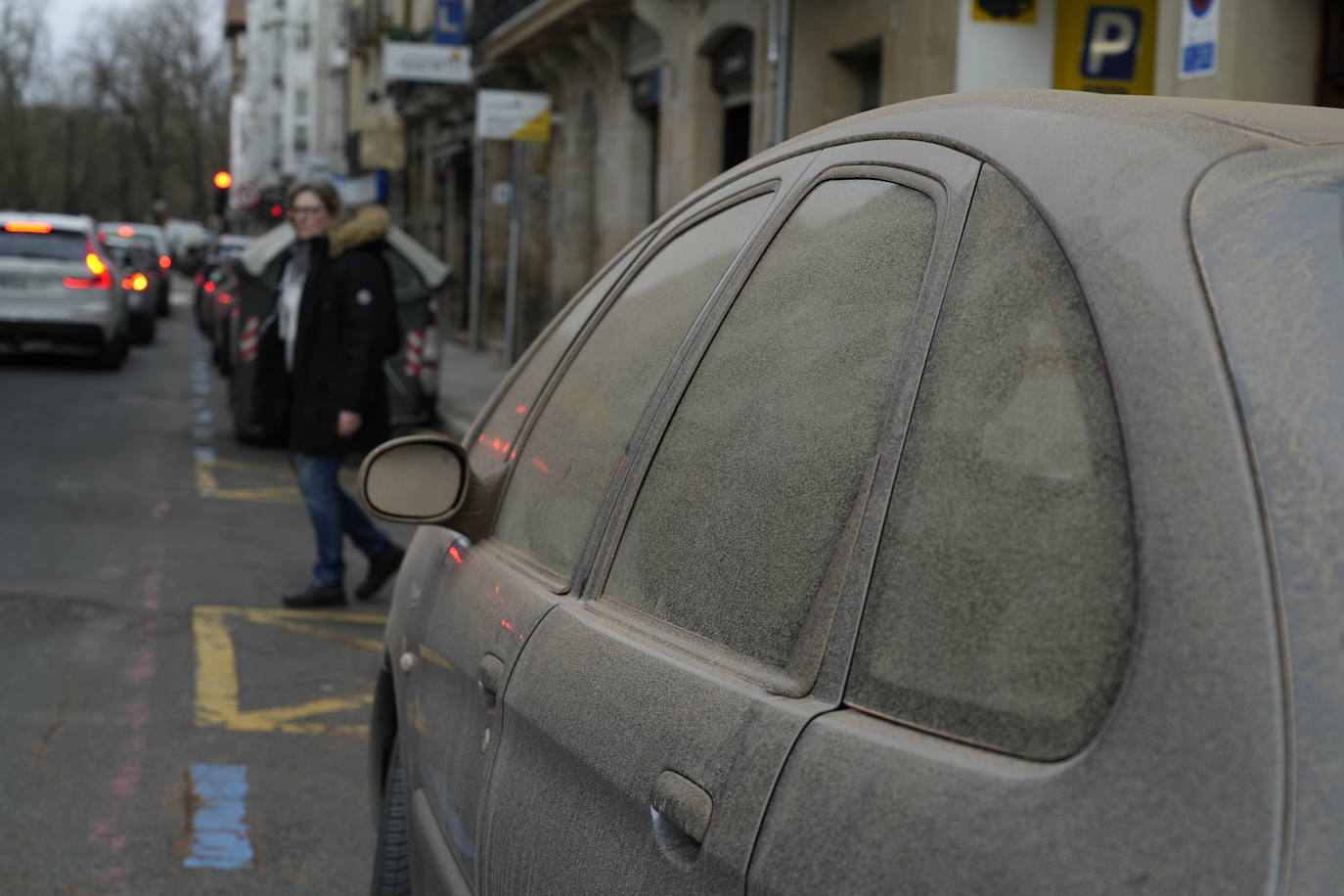 Fotos: La calima procedente del Sáhara cubre el cielo de Euskadi