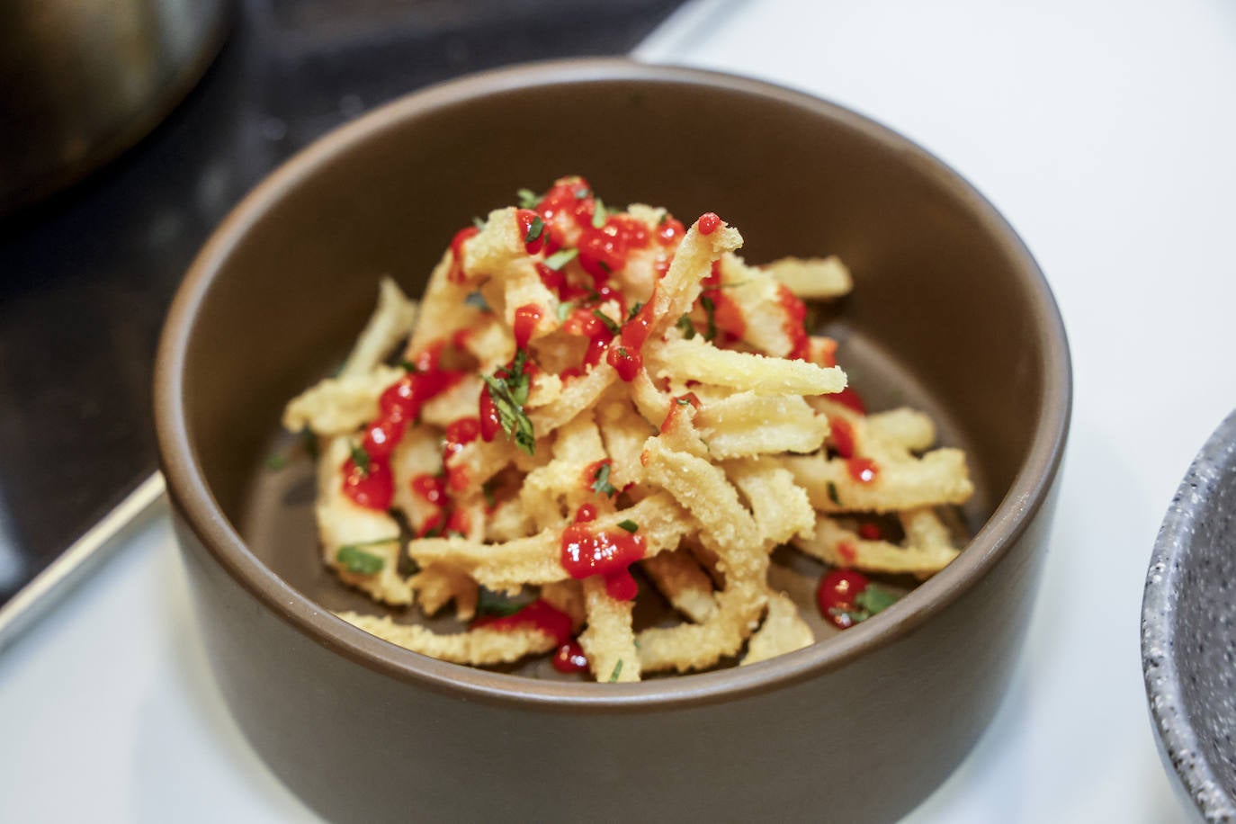 Fotos: El chef Edorta Lamo cocina sus recetas en la plaza de Abastos de Vitoria