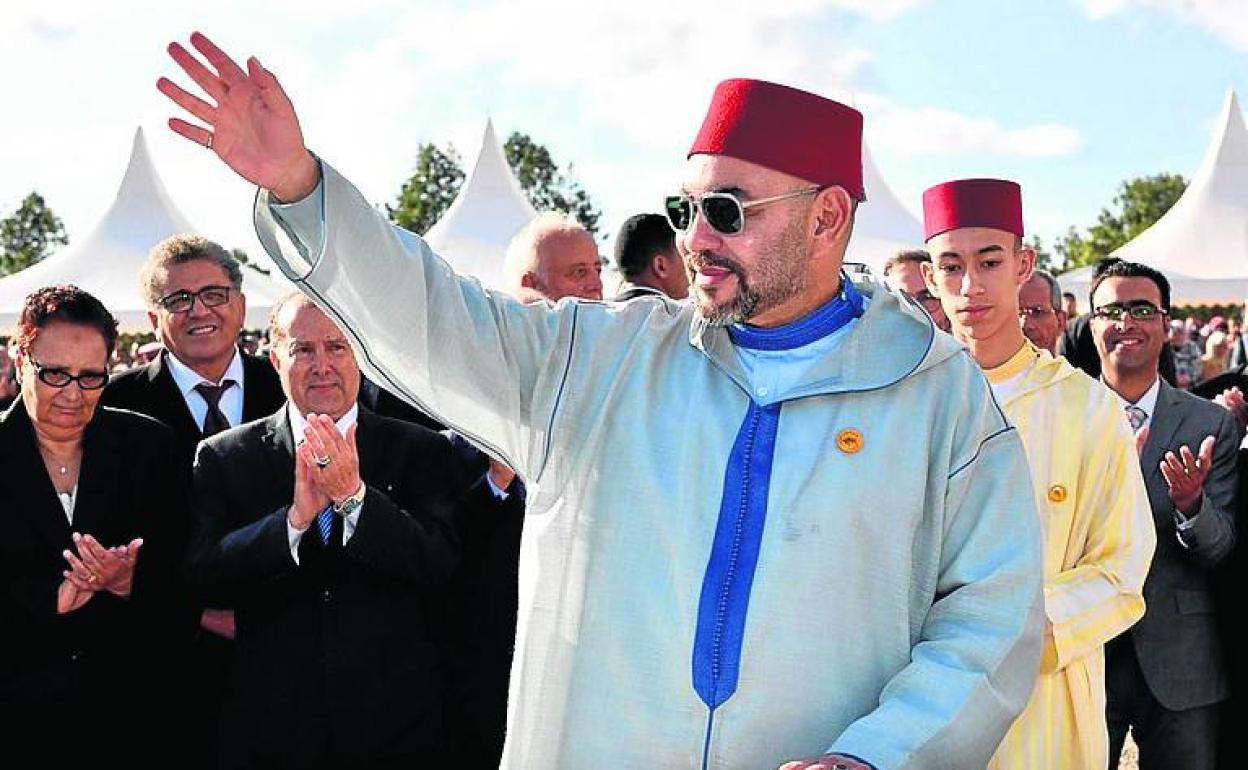 El rey de Marruecos, Mohamed VI. 