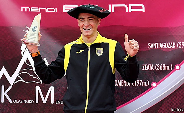 Mikel Baz, campeón de Bizkaia junior.