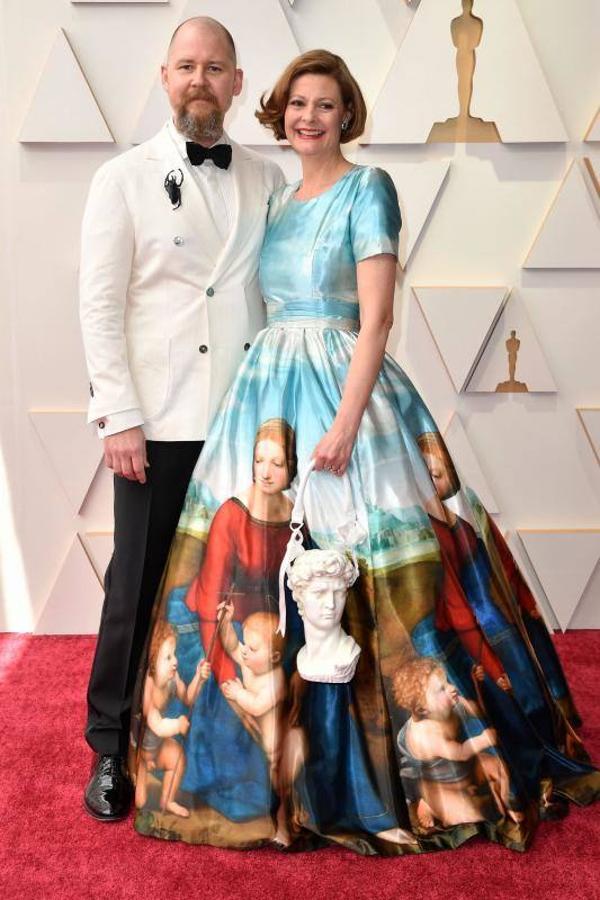 Love Larson (izquierda) y Eva von Bahr, miembros del equipo de peluquería y maquillaje de la cinta 'Dune'.