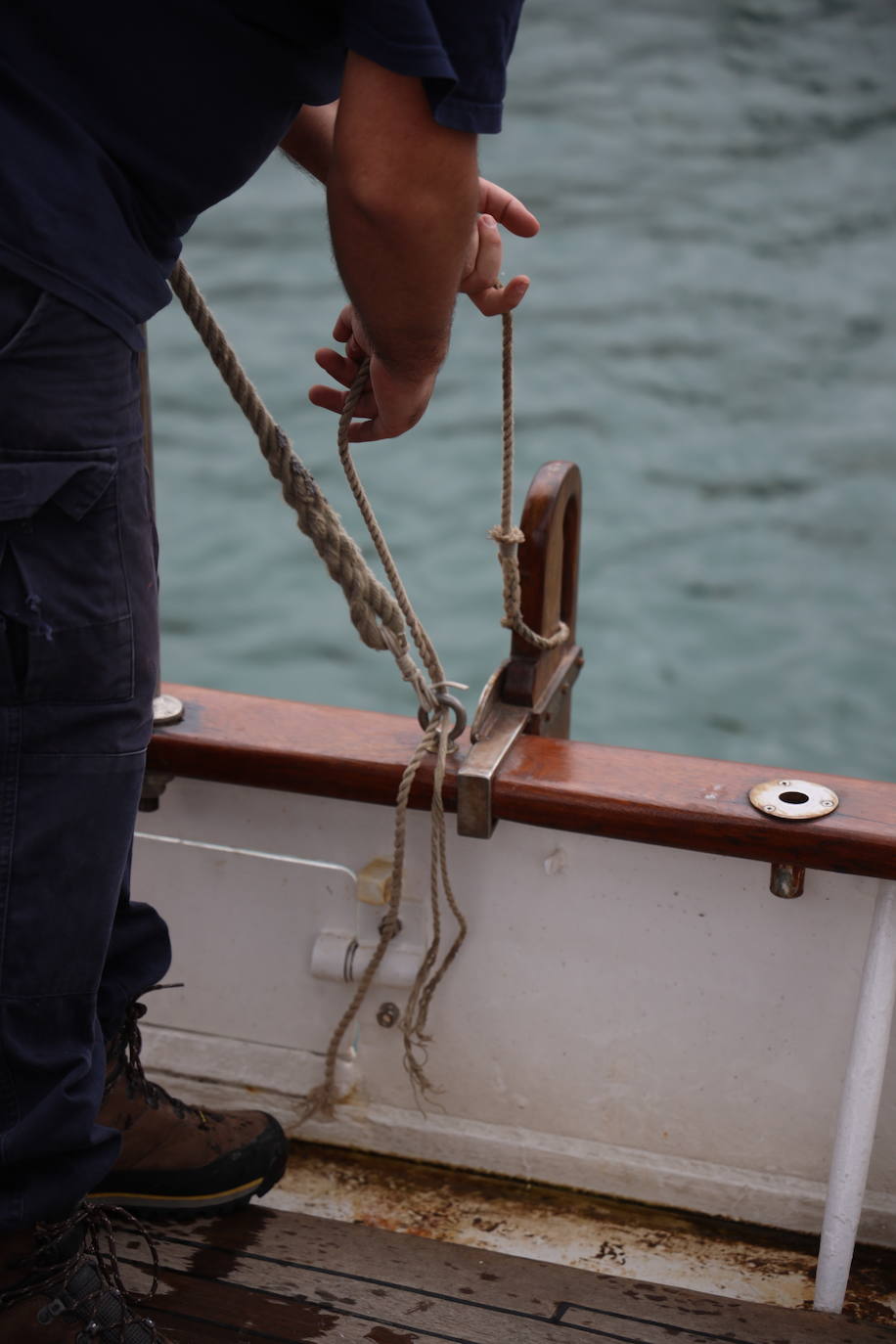 Fotos: “Los estudiantes de la Náutica navegan en el Saltillo”