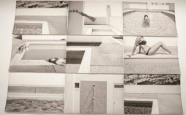 Imagen principal - Diferentes imágenes tomadas por Berasaluce que se pueden ver en la exposición. 