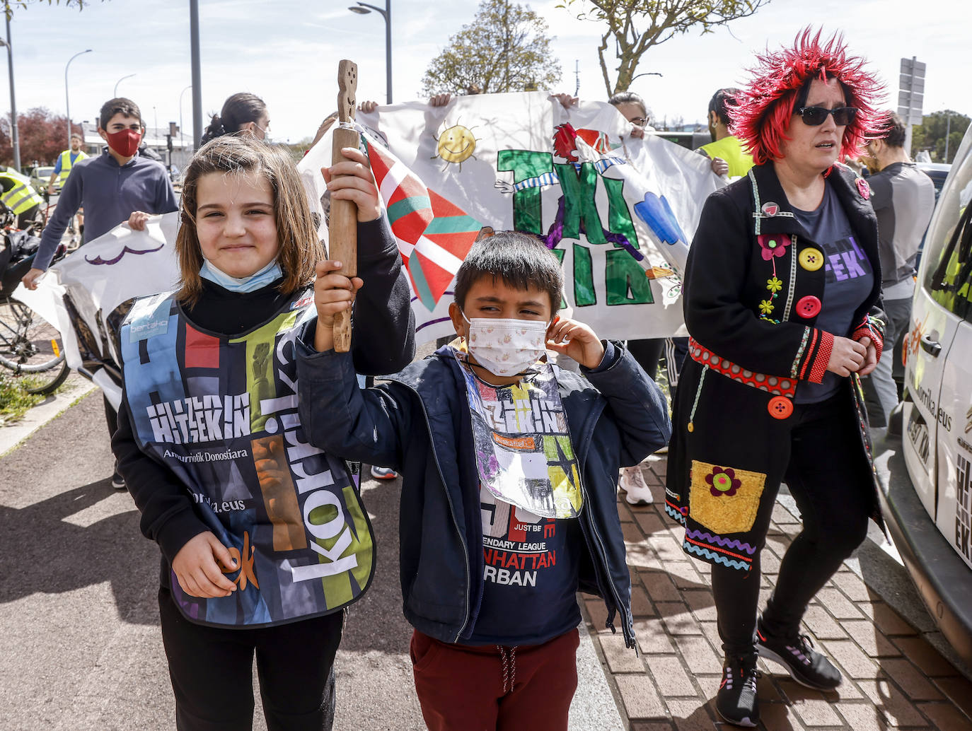 Fotos: Las mejores imágenes de la Korrika Txikia en Vitoria